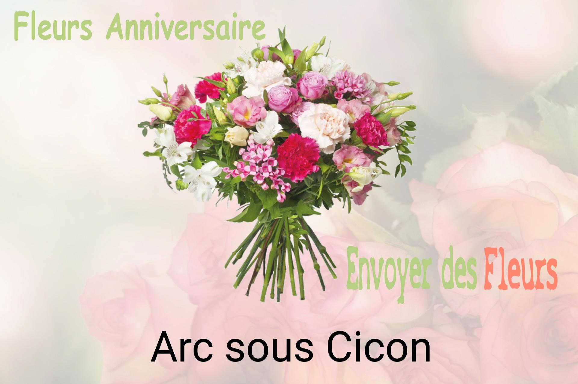 Bouquet de fleurs d’anniversaire livré à Arc-sous-Cicon