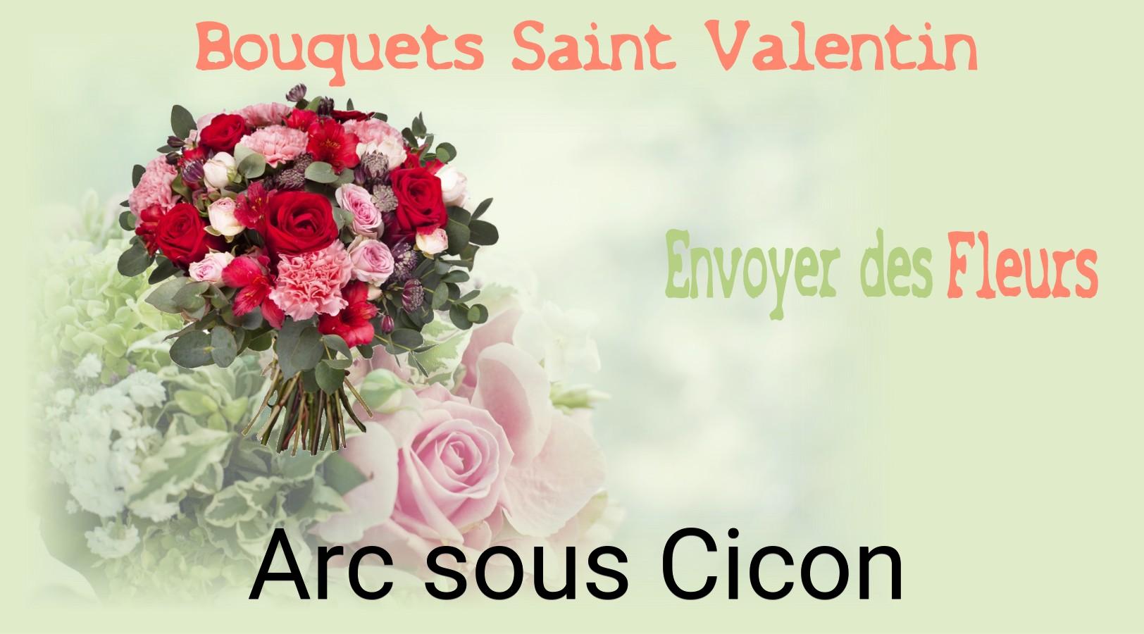Roses de Saint-Valentin livrées à Arc-sous-Cicon